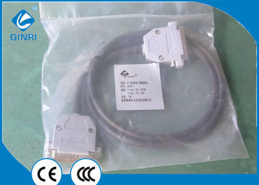 Pin del cable DD25-1 25 del Plc de Omron del conector de D-SUB alambre de la capa del papel de aluminio de 1 metro