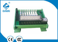 China Aislamiento del módulo de retransmisión del control I O del PLC de DC24V 8 puntos con el conector de IDC compañía