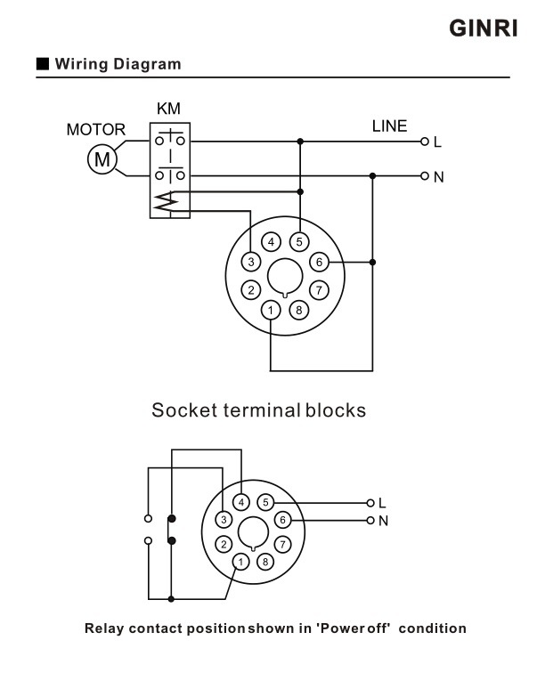 Retransmisión de monitor de voltaje monofásico de las fans, retransmisión de monitor de la pérdida de la fase con el botón